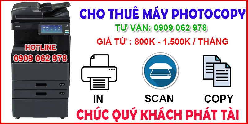 Cho thuê máy photocopy